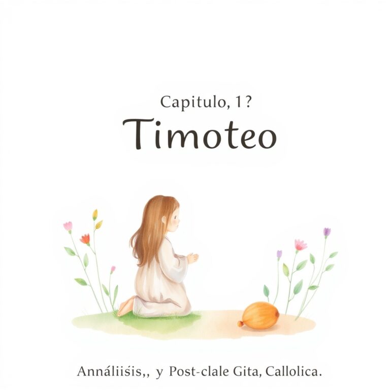 1 Timoteo, Capítulo 1: Análisis y Reflexión Católica