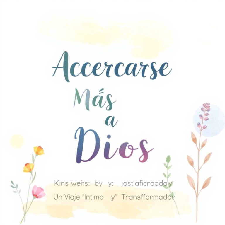 Acercarse Más a Dios: Un Viaje Íntimo y Transformador