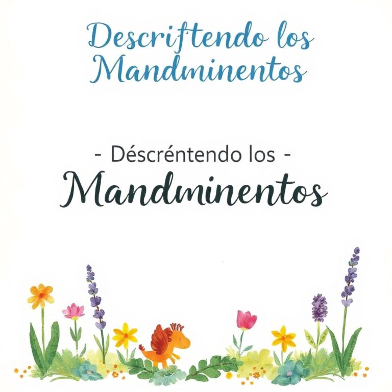Descifrando los Mandamientos: La Ley de Dios y Su Profundo Significado en Nuestra Religión Descifrando los Mandamientos: La Ley de Dios y Su Profundo Significado en Nuestra Religión