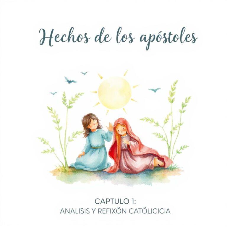 Hechos de los Apóstoles, Capítulo 1: Análisis y Reflexión Católica