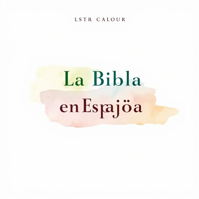 La Biblia en Español Letra Grande: Un Faro de Luz Accesible para Todos