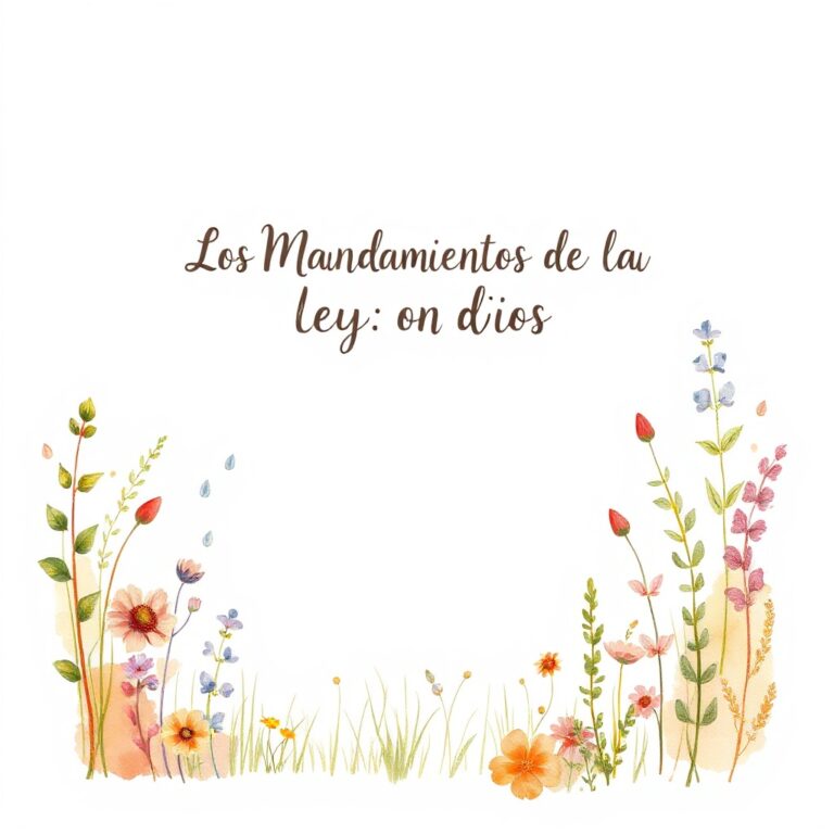 Los Mandamientos de la Ley de Dios: Pilares de una Vida Plena y Religiosa Los Mandamientos de la Ley de Dios: Pilares de una Vida Plena y Religiosa