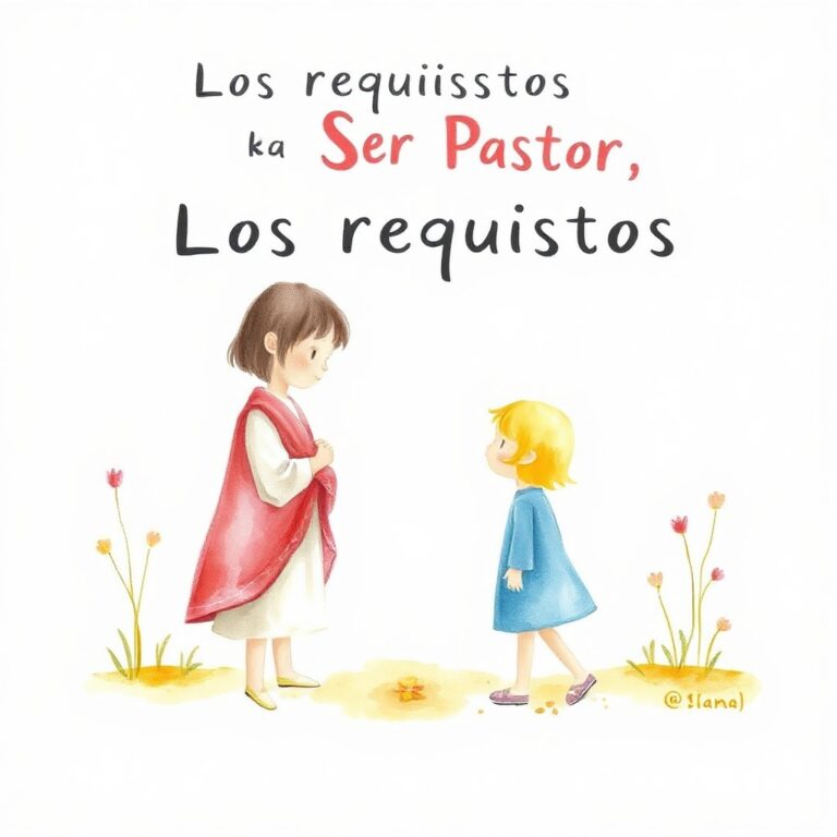 Los Requisitos para Ser Pastor: Un Llamado al Servicio y la Fe