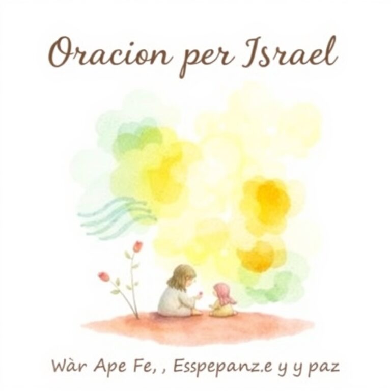 Oración por Israel: Un Vínculo de Fe, Esperanza y Paz
