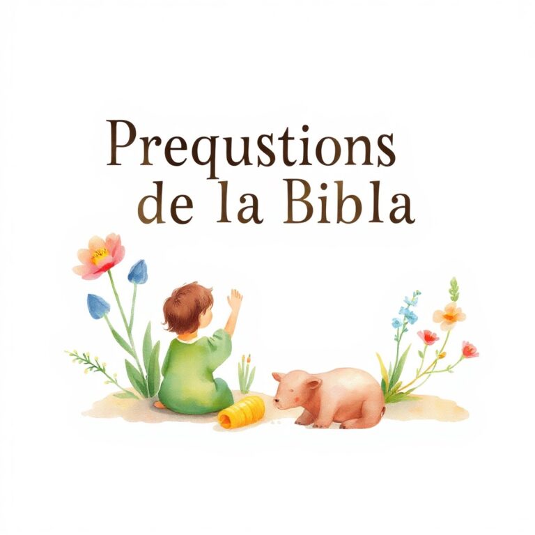 Preguntas de la Biblia: Un Viaje de Fe, Reflexión y Significado en la Religión Preguntas de la Biblia: Un Viaje de Fe, Reflexión y Significado en la Religión