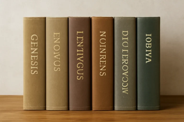 libros del antiguo testamento en orden