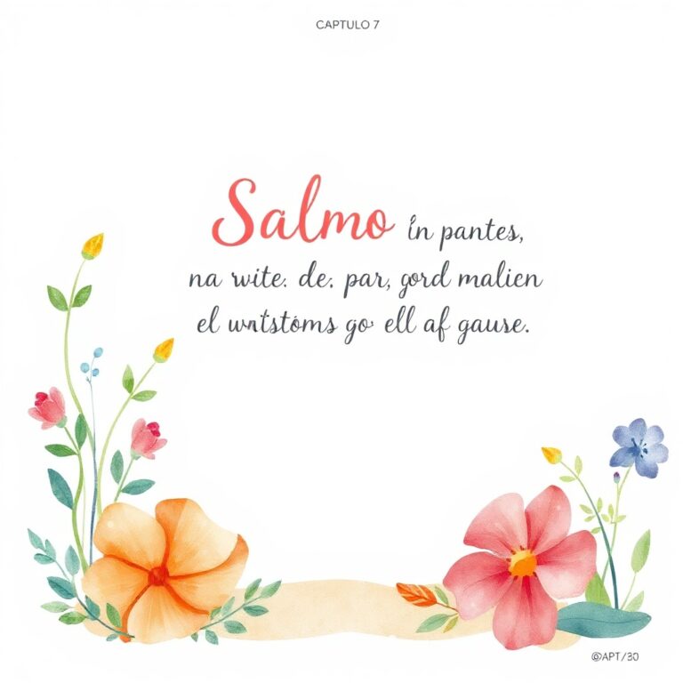 Salmos, Capítulo 7: Análisis y Reflexión Católica Salmos, Capítulo 7: Análisis y Reflexión Católica