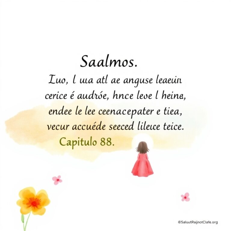Salmos, Capítulo 88: Análisis y Reflexión Católica
